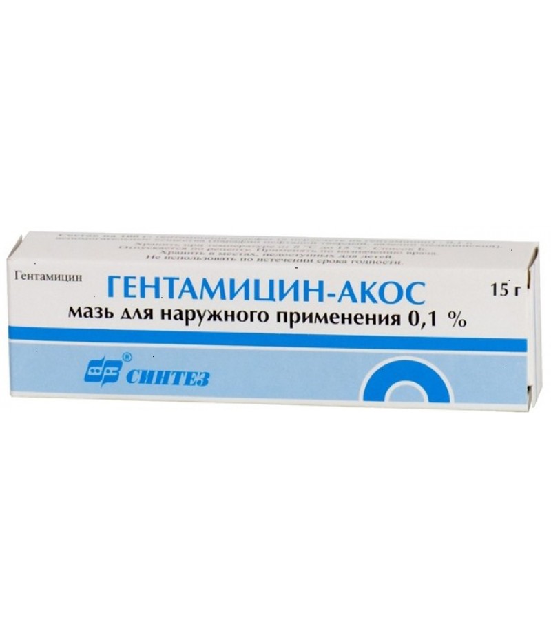 Gentamicin-akos ointment 0.1% 15gr