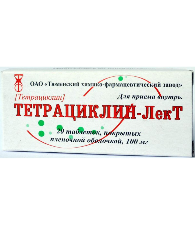 Tetracyclin-lekt tabs 100mg #20