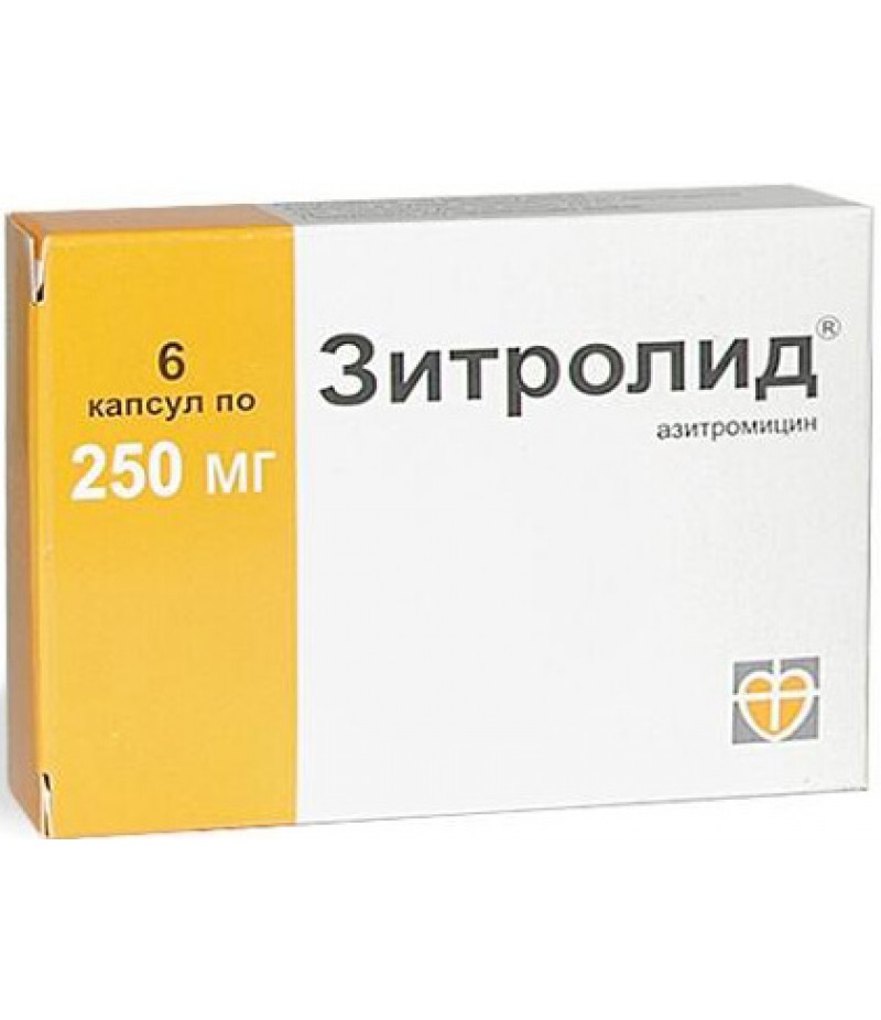 Zitrolid caps 250mg #6