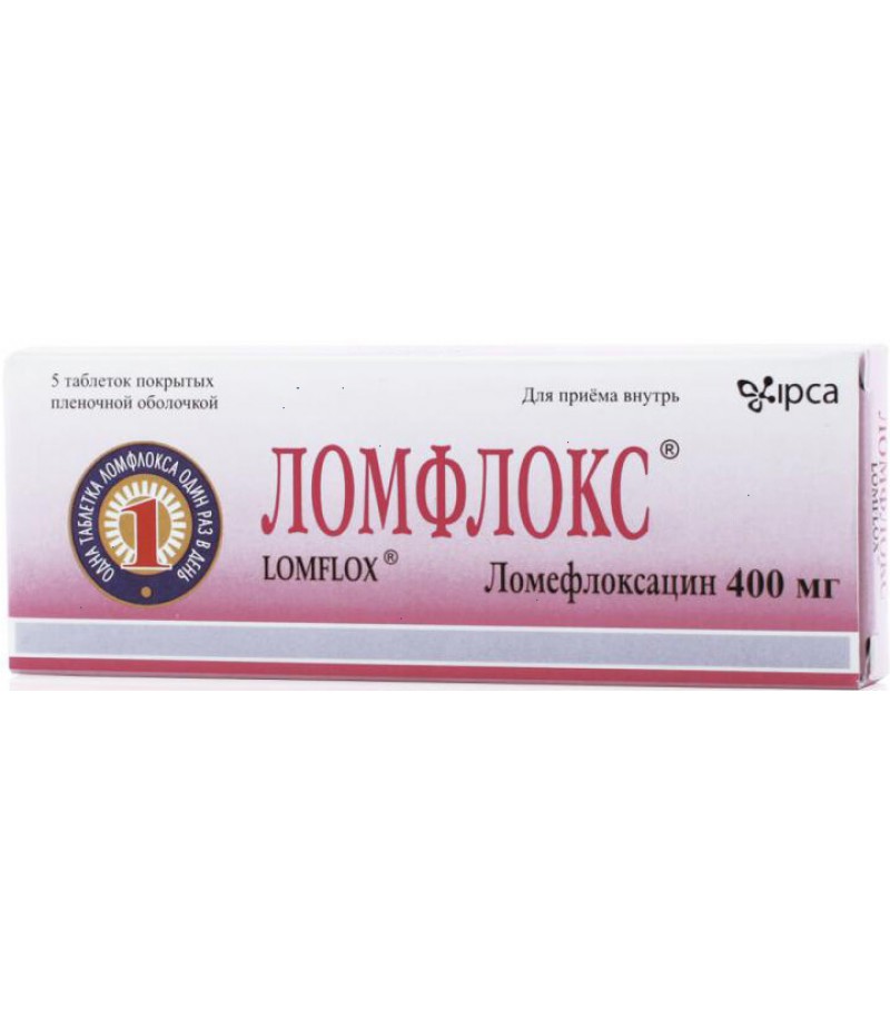 Lomflox tabs 400mg #5