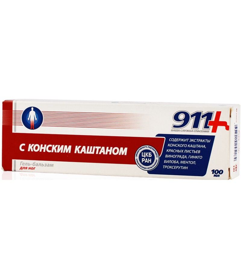 911 horse chestnut gel-balm 100ml