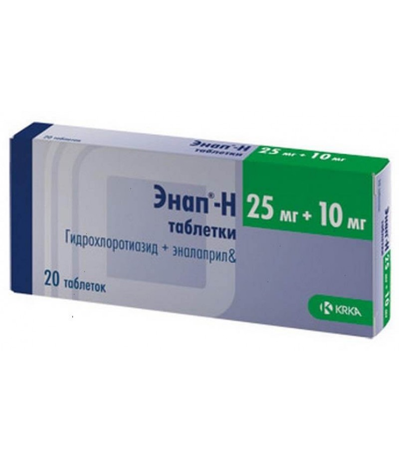Enap-H tabs 10mg/25mg #20