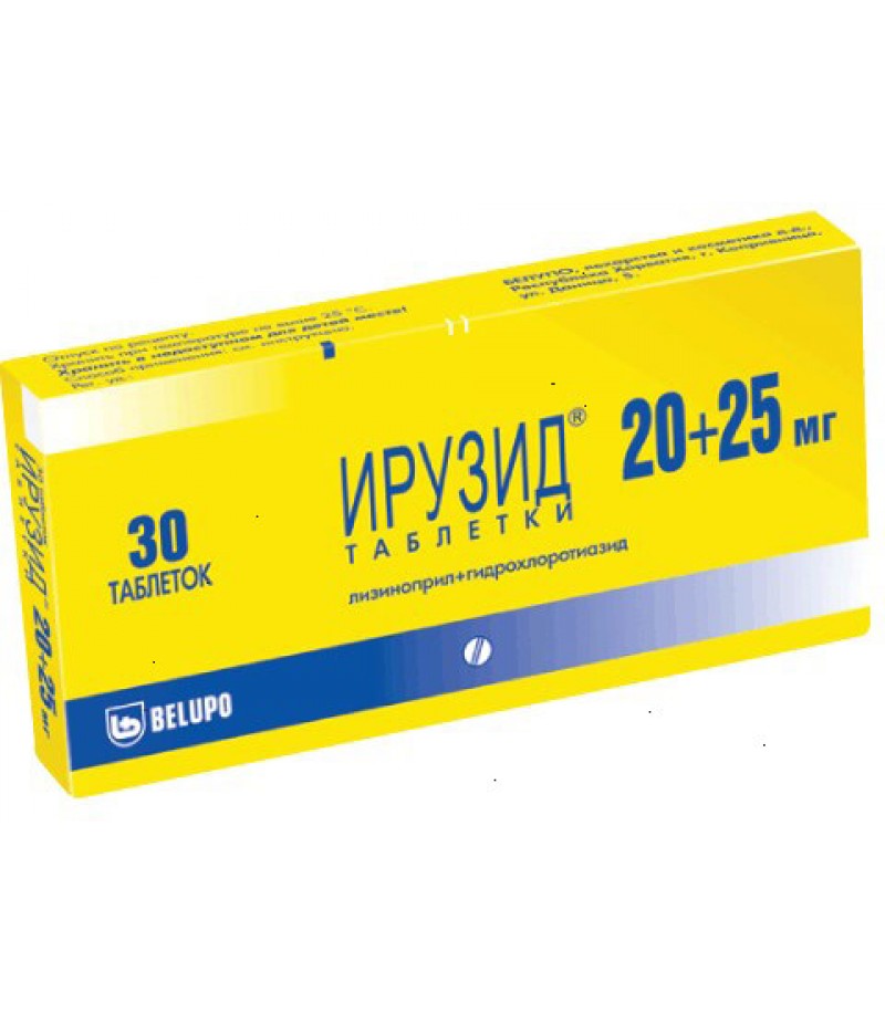 Iruzid tabs 20mg/25mg #30