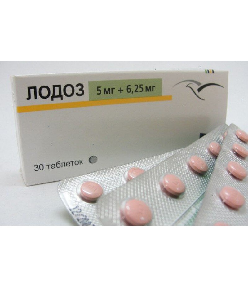 Lodoz tabs 5mg +6.25mg #30