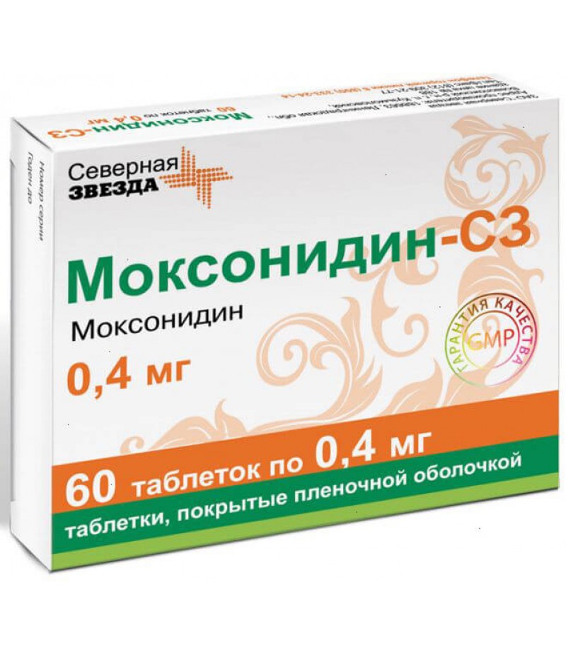 Moxonidine-sz tabs 400mcg #60