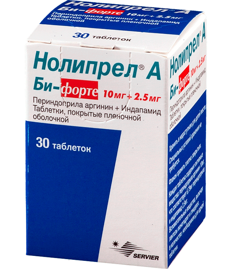 Noliprel A Bi-Forte tabs 10mg + 2.5mg #30