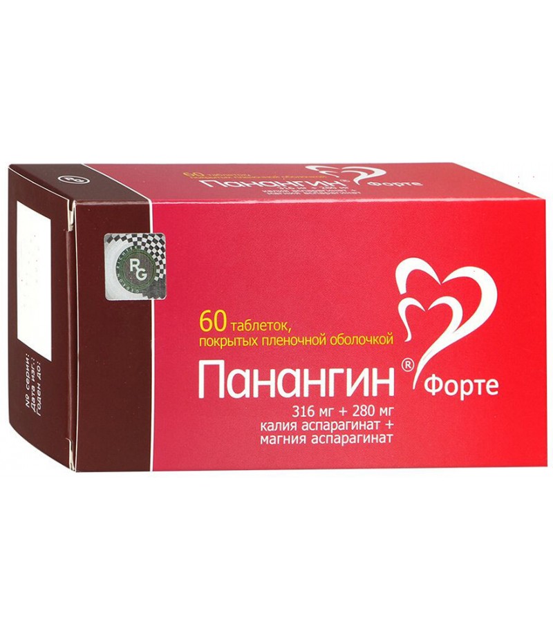 Panangin Forte tabs 316mg + 280mg #60