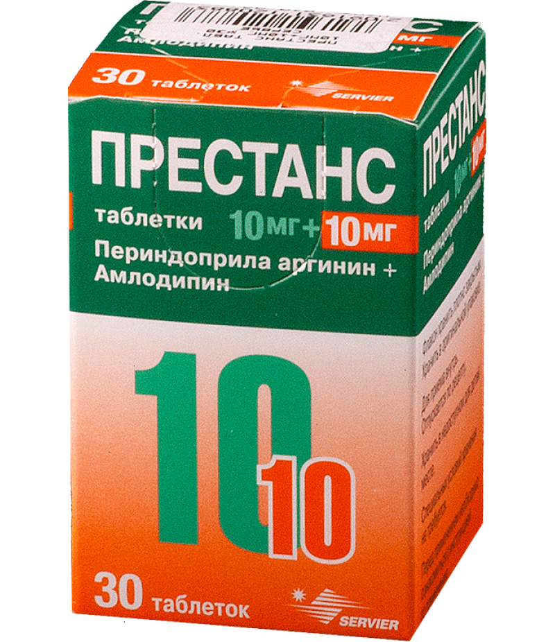 Prestance tabs 10mg + 10mg #30