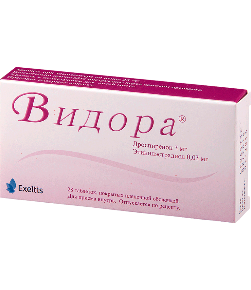 Vidora tabs 3mg + 0.03mg #28