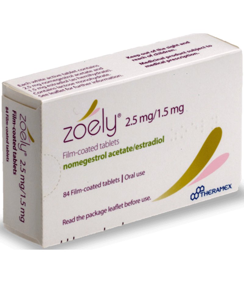 Zoely tabs 2.5mg + 1.5mg #84