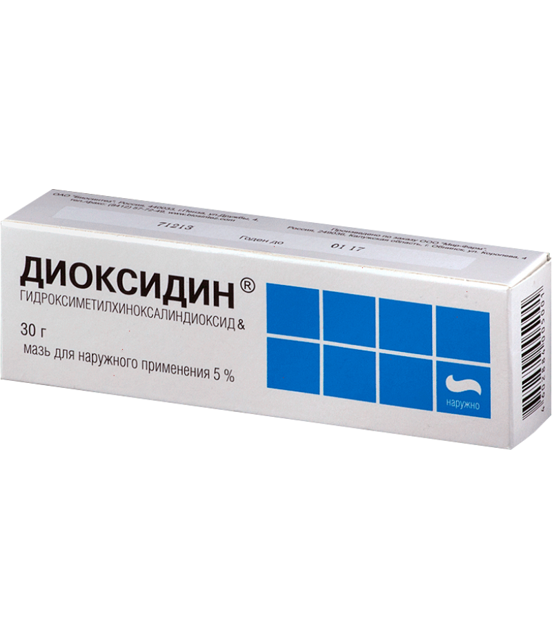 Dioxidine ointment 5% 30gr