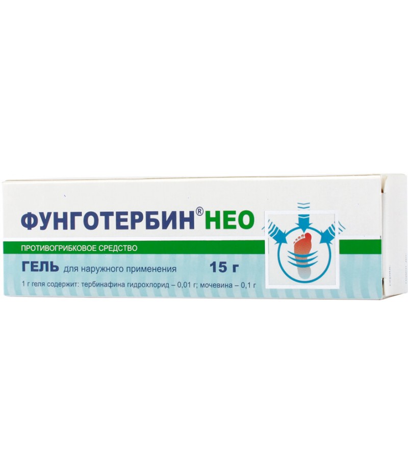 Fungoterbine Neo gel 1% 15gr