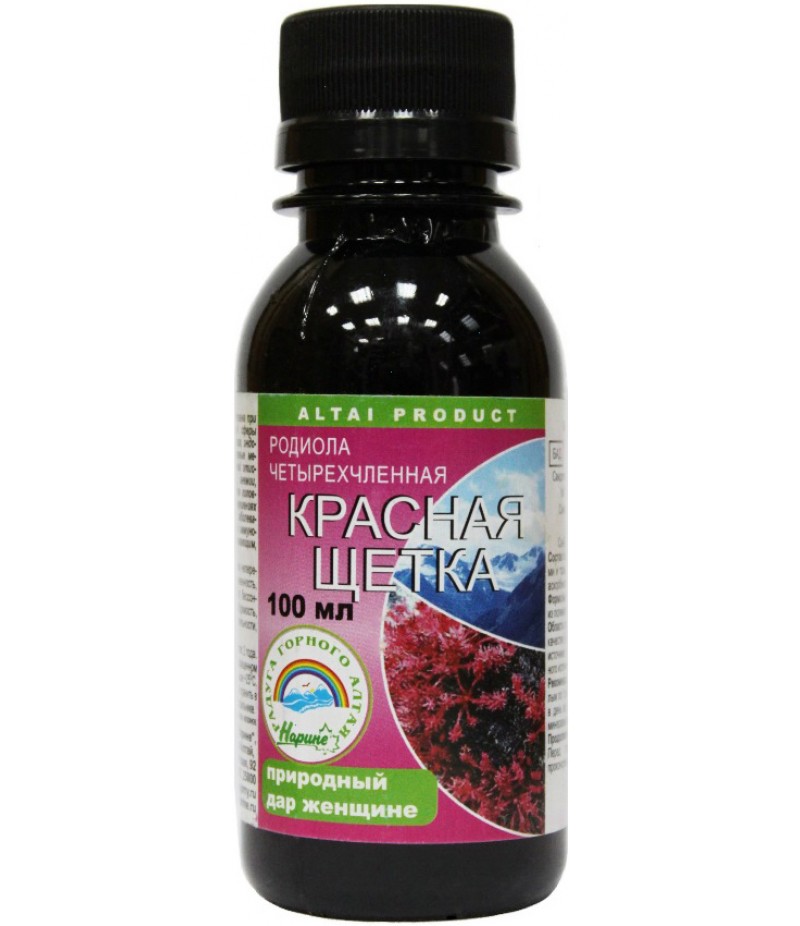 Rhodiloa quadrifiga (Krasnaya shetka) Red Brush tincture 100ml