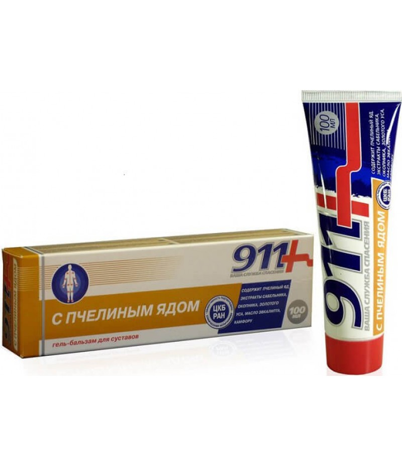 Bee venom (Venenum Apium) 911 gel-balm 100ml