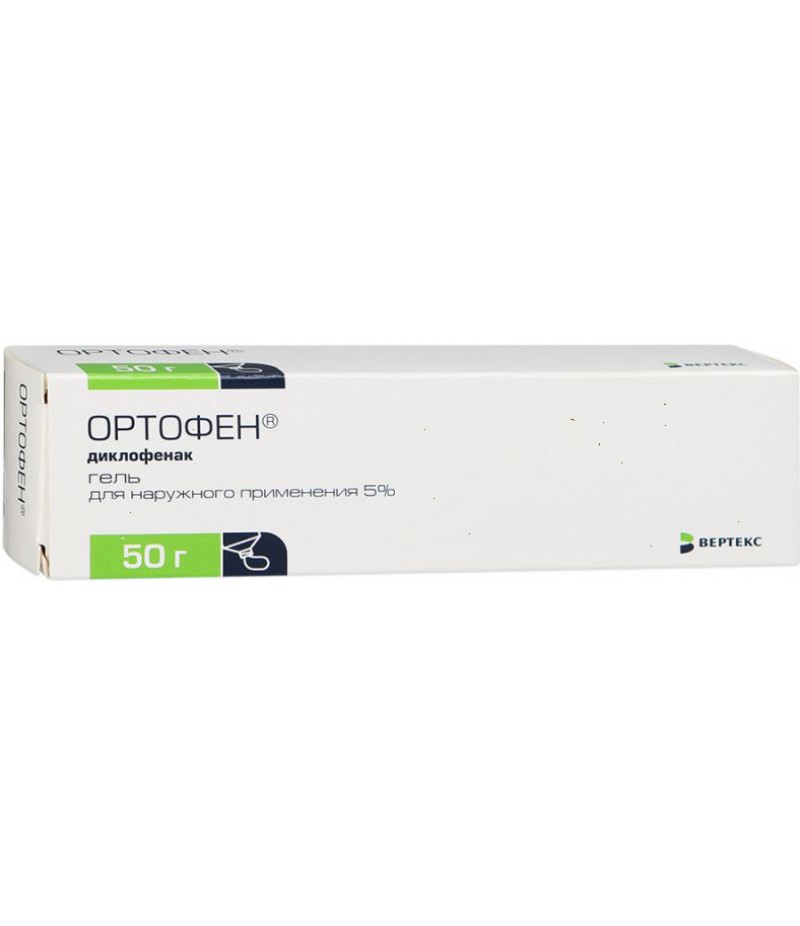 Ortofen gel 5% 50gr