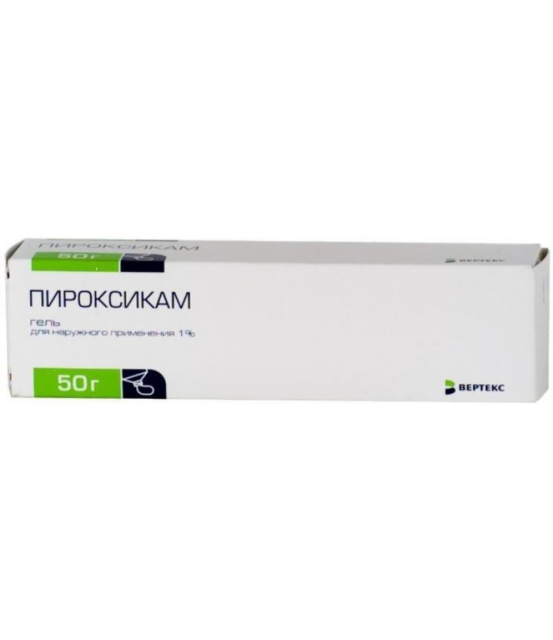 Piroxicam Verte gel 1% 50gr