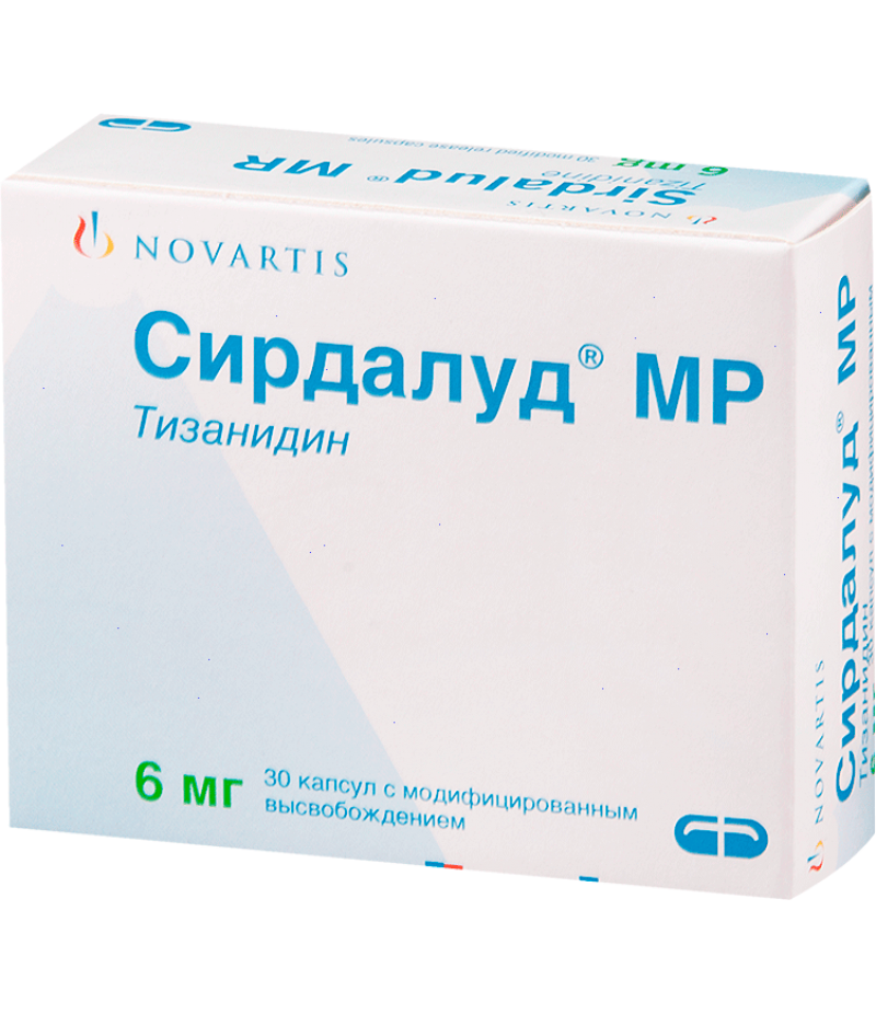 Sirdalud MR caps 6mg #30
