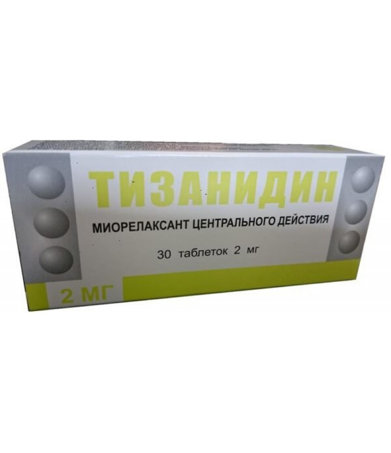 Tizanidine tabs 2mg #30
