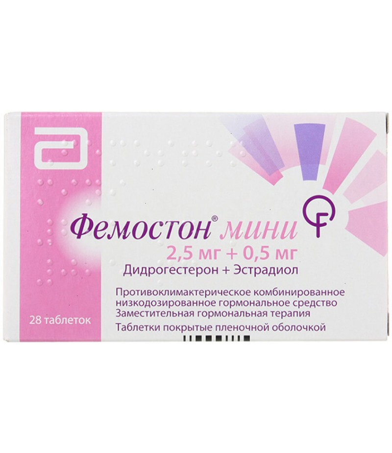 Femoston mini tabs 2.5mg/0.5mg #28