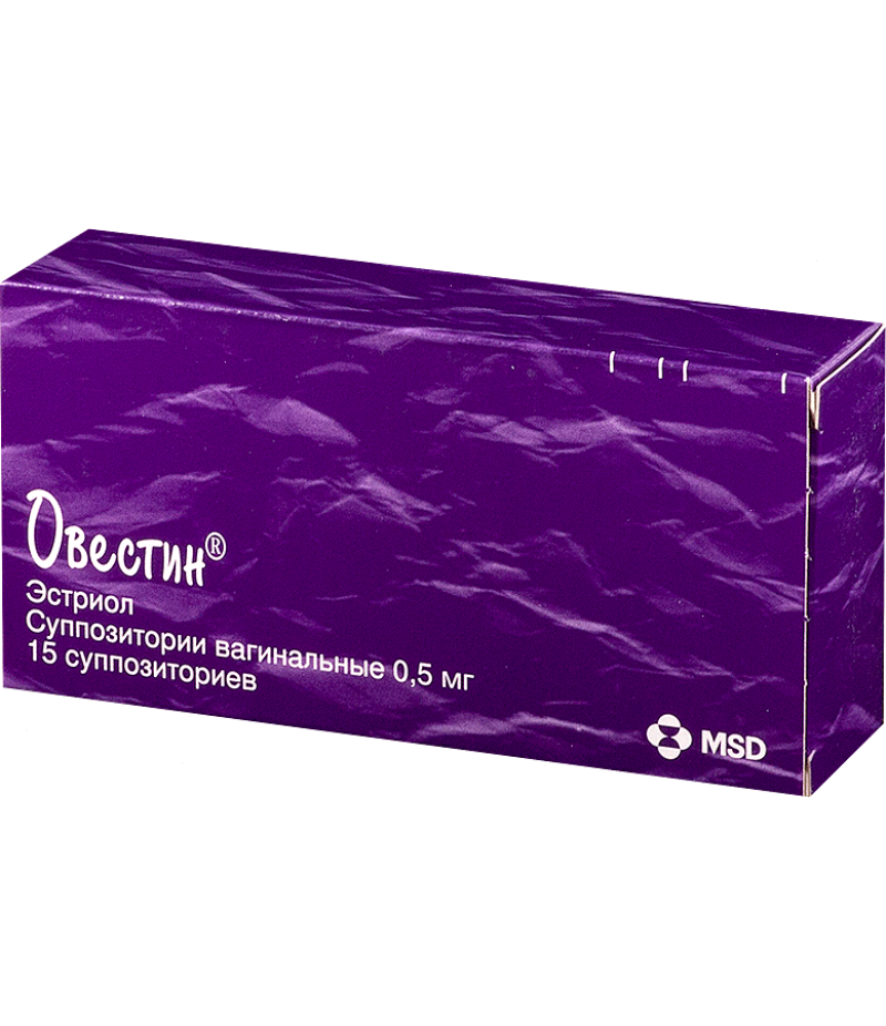 Ovestin supp. 0.5mg #15