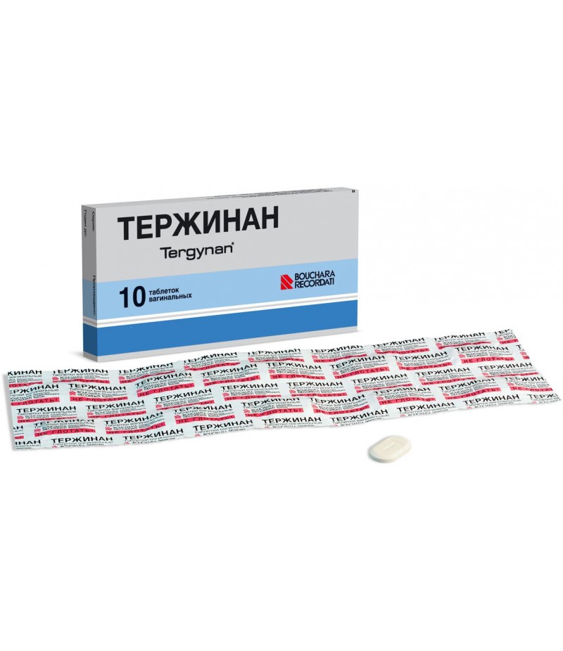 Tergynan Vaginal Tablets 6 pcs – Antimicrobial & Antifungal Treatment
