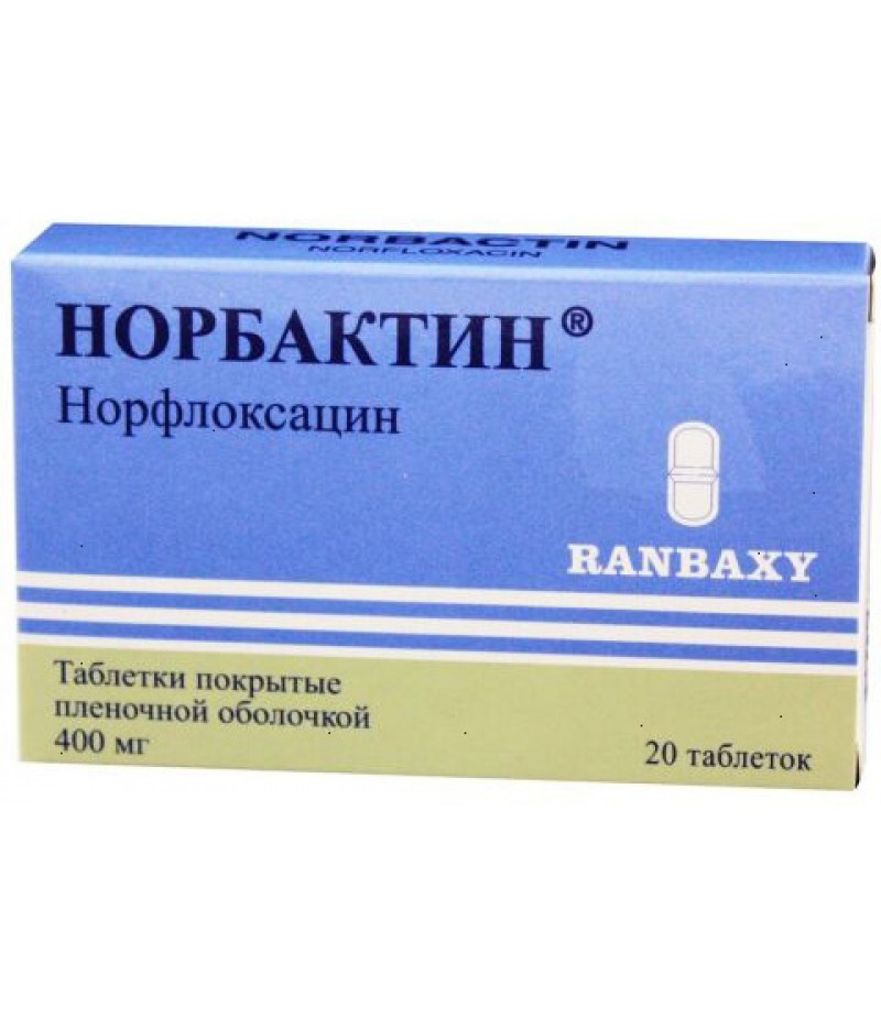 Norbactin tabs 400mg #20