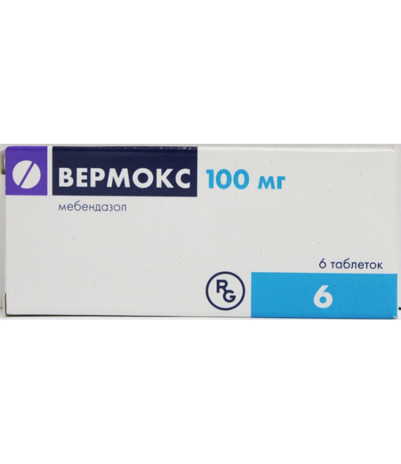 Vermox tabs 100mg #6