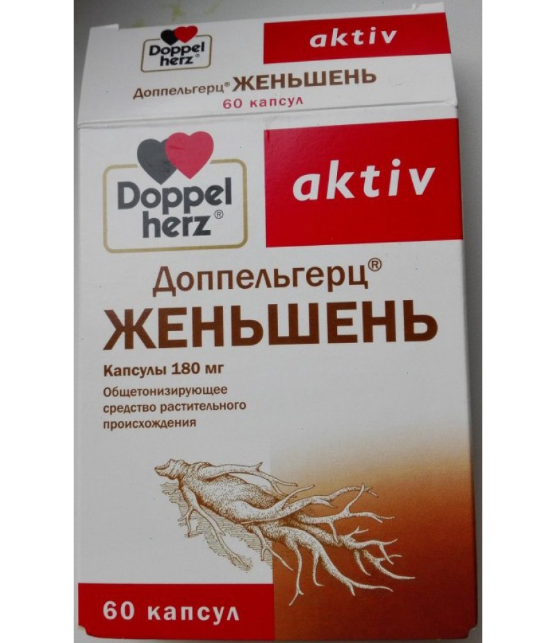 DOPPELHERZ GINSENG caps. 180mg #60