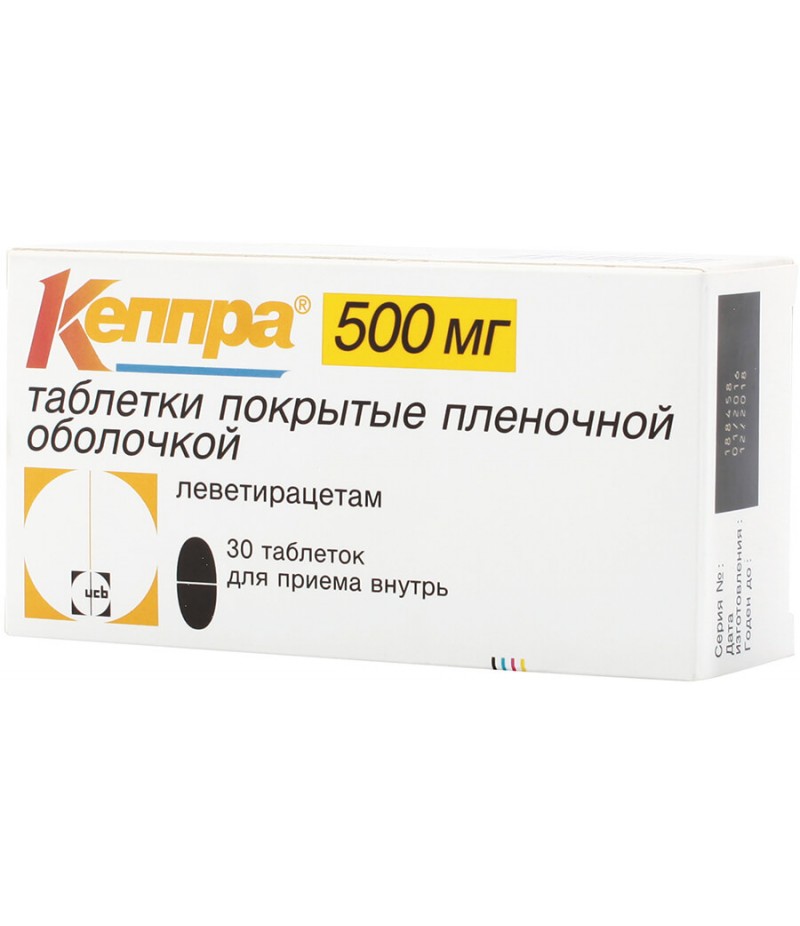 Keppra tabs 500mg #30