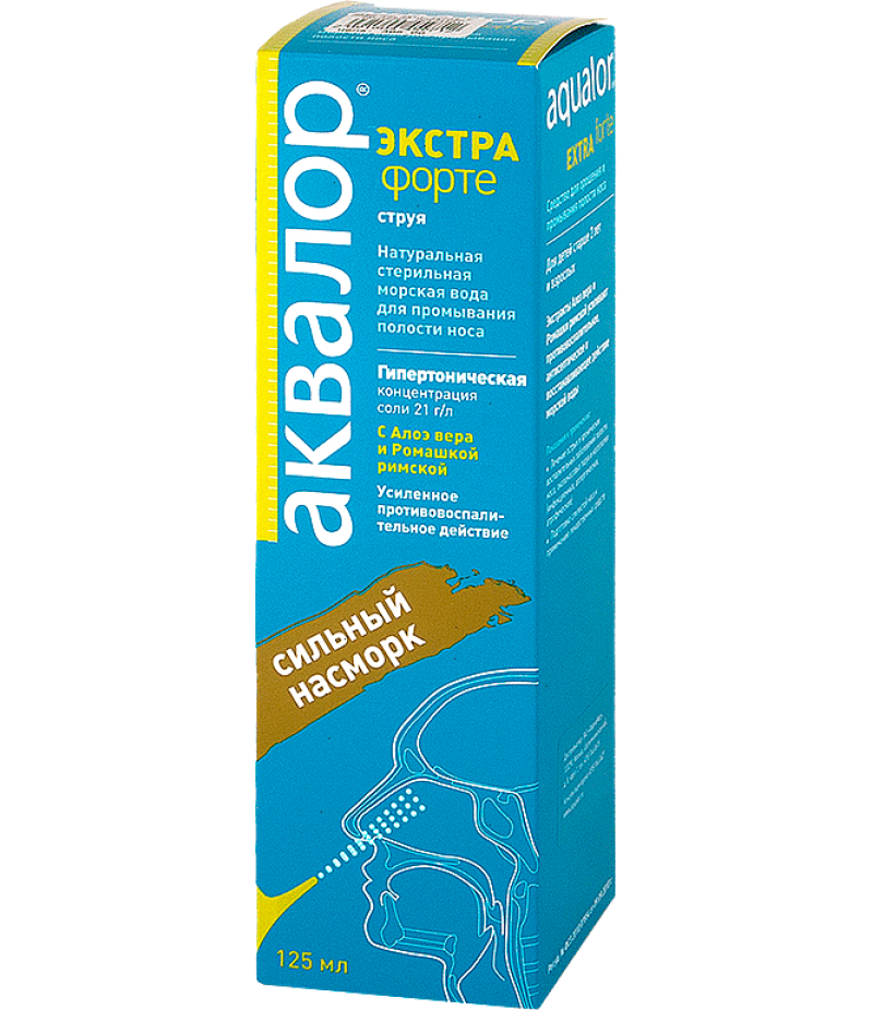Aqualor extra forte spray 125ml