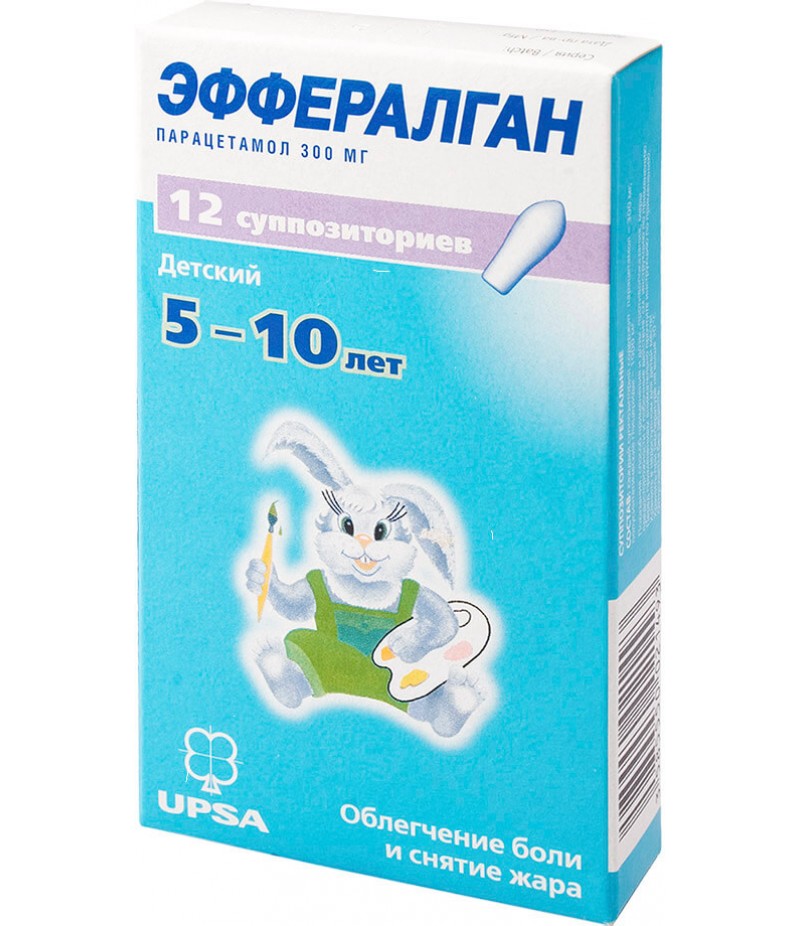 Efferalgan supp 300mg #12