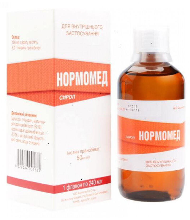 Normomed syrup 50mg/ml 240ml