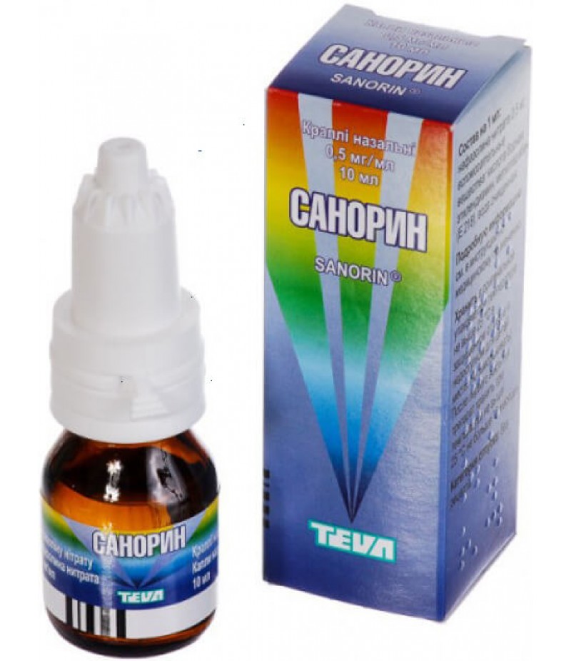 Sanorin drops 0.05% 10ml