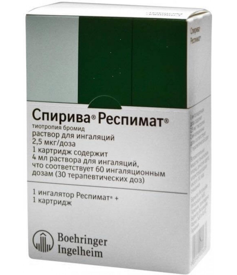 Spiriva Respimat solution 2.5mcg/dose 4ml