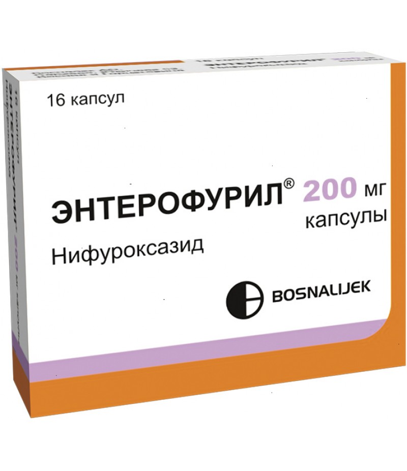 Enterofuryl caps 200mg #16