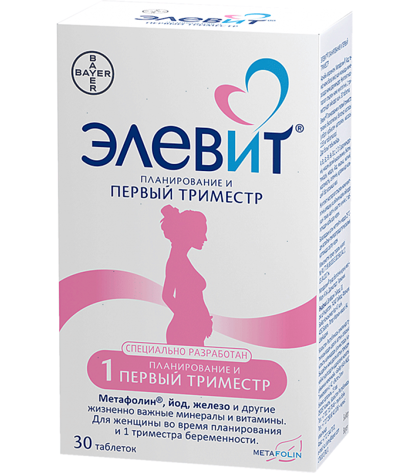 Elevit Planning and the first trimeste tabs #30