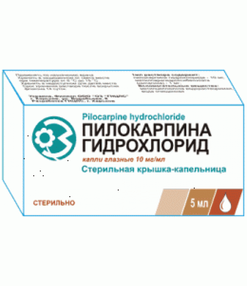 Pilocarpine hydrochloride drops 1% 5ml