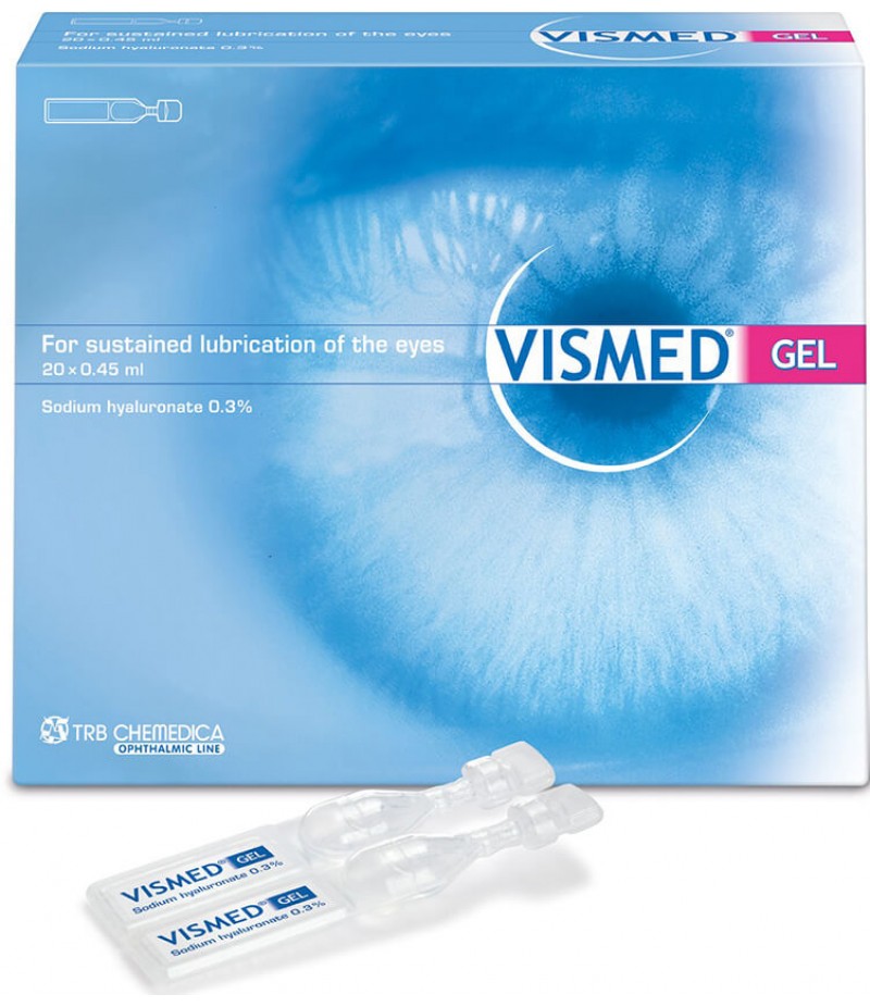 Vismed gel hydrogel ophtalmic 0.3% 0.45ml #20