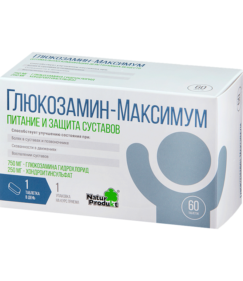 Glucosamin Maximum 750mg + 250mg #60