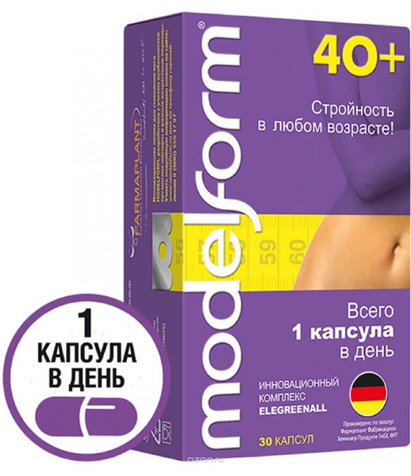 Modelform 40+ caps 380mg #30