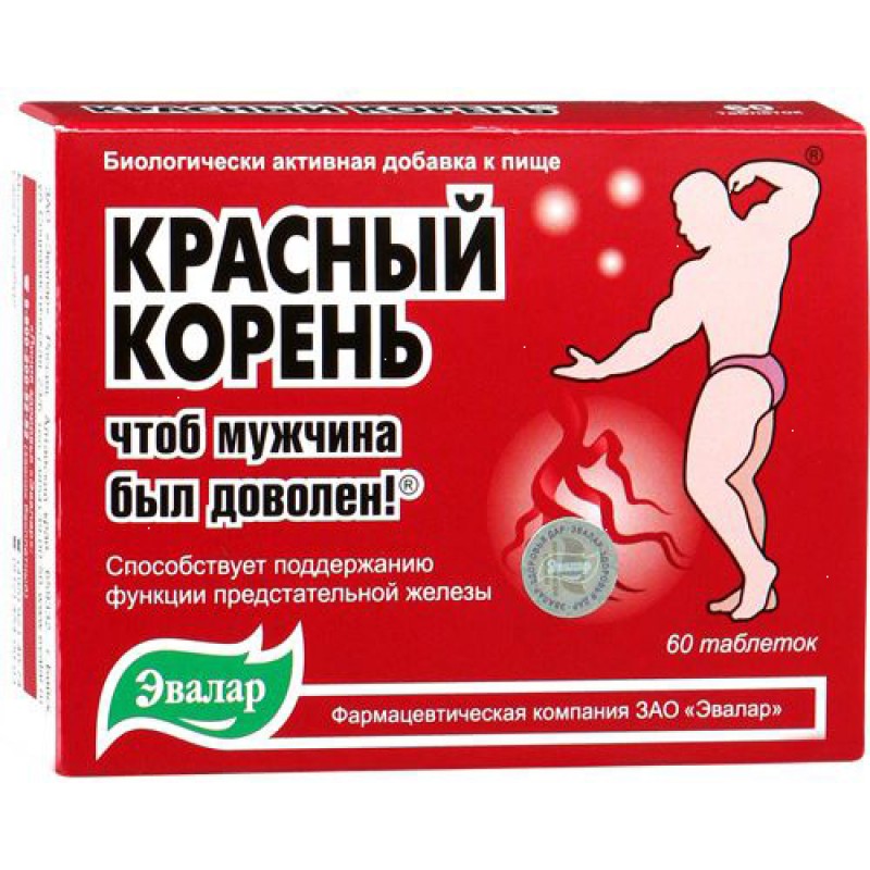 Red root (Radices hedysarae theinae) evalar tabs #60