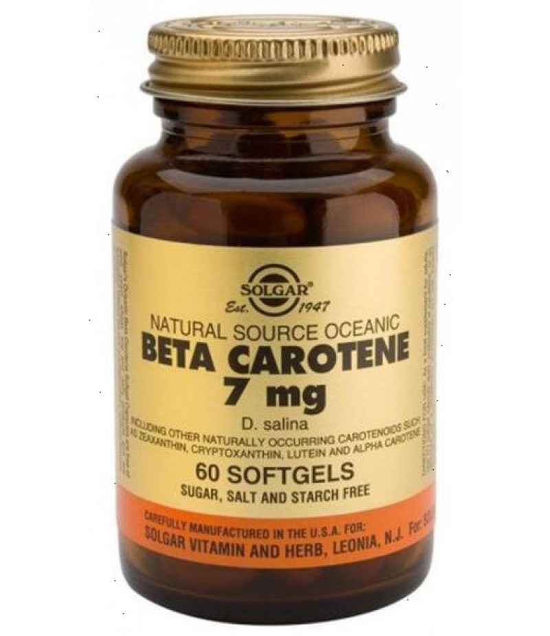 Solgar Beta carotene caps 7mg #60