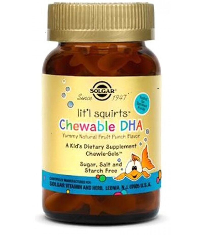 Solgar Goldfish Chewable DHA caps 500mg #90