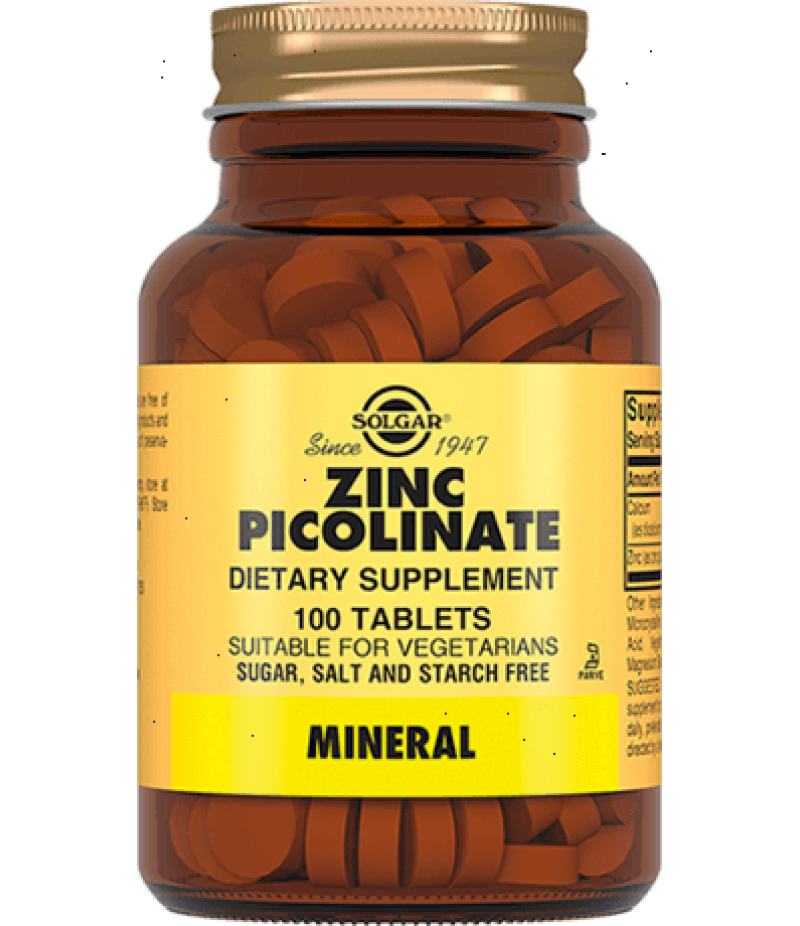 Solgar Picolinate zinc tabs #100