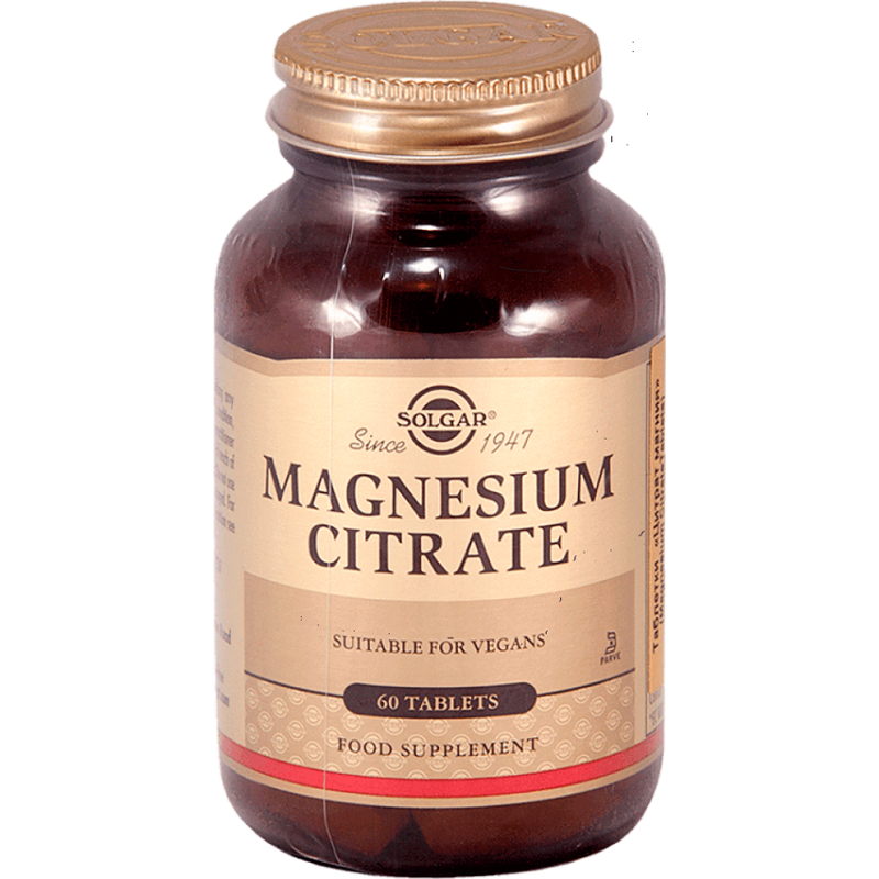 Solgar magnesium citrate tabs 200mg #60