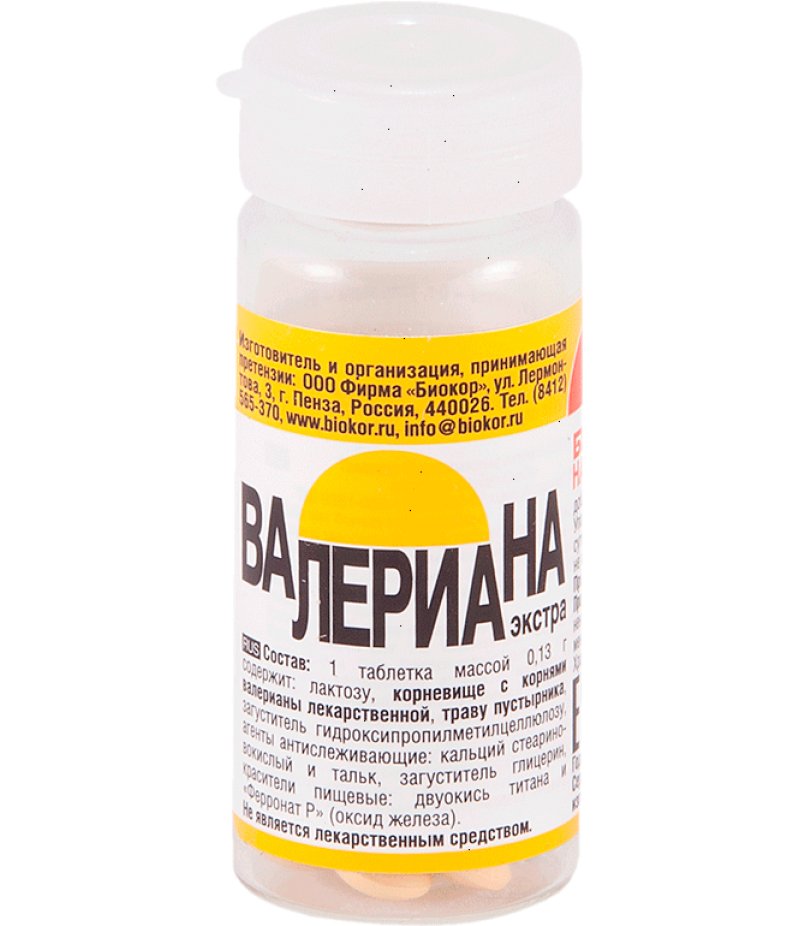 Biokor Valerian Extra tabs 130mg #50