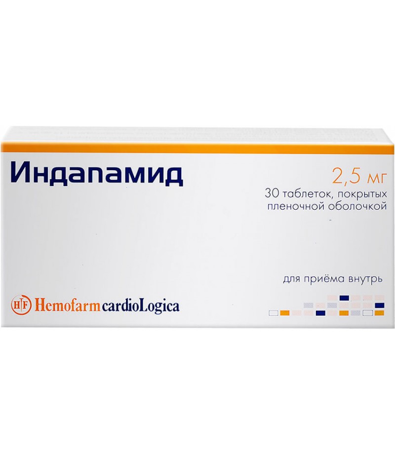 Indapamide tabs 2.5mg #30