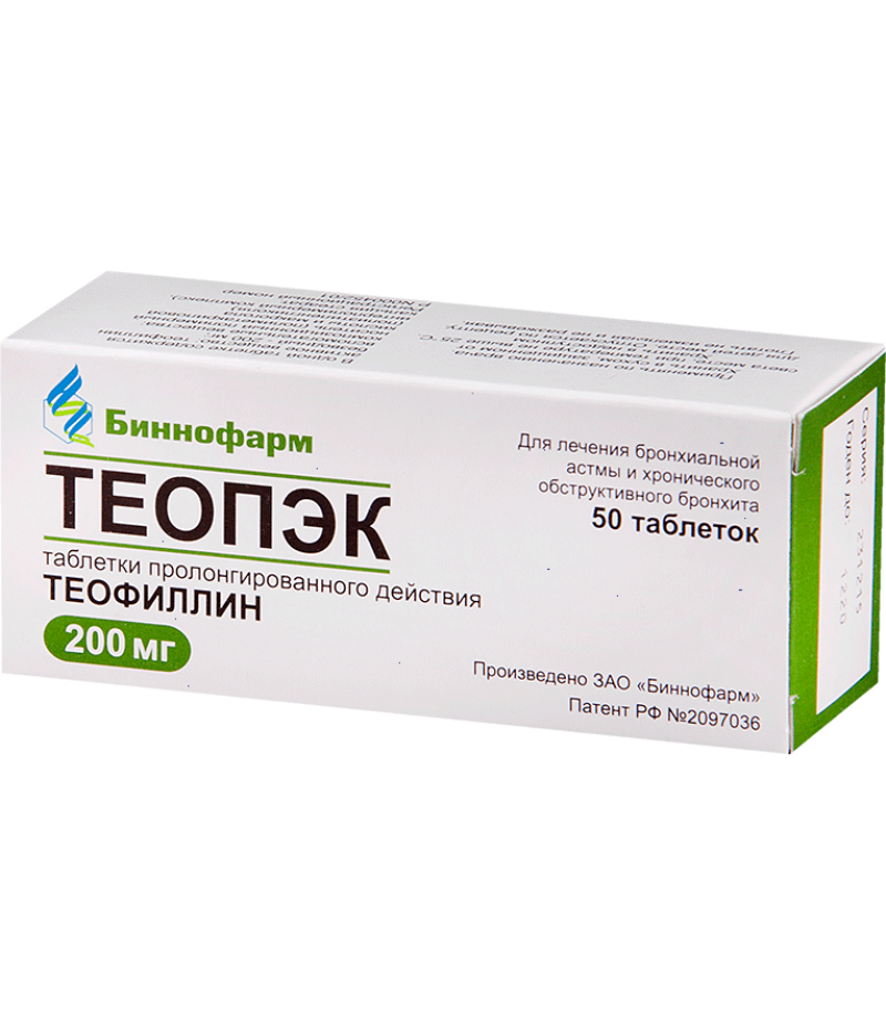 Theopec tabs 200mg #50