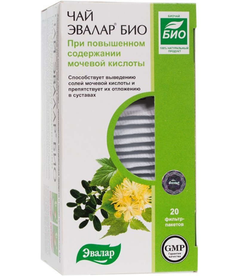 Evalar bio tea with a high content of uric acid 1.5gr #20