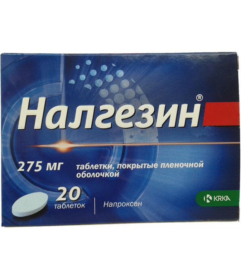 Nalgesin tabs 275mg #20